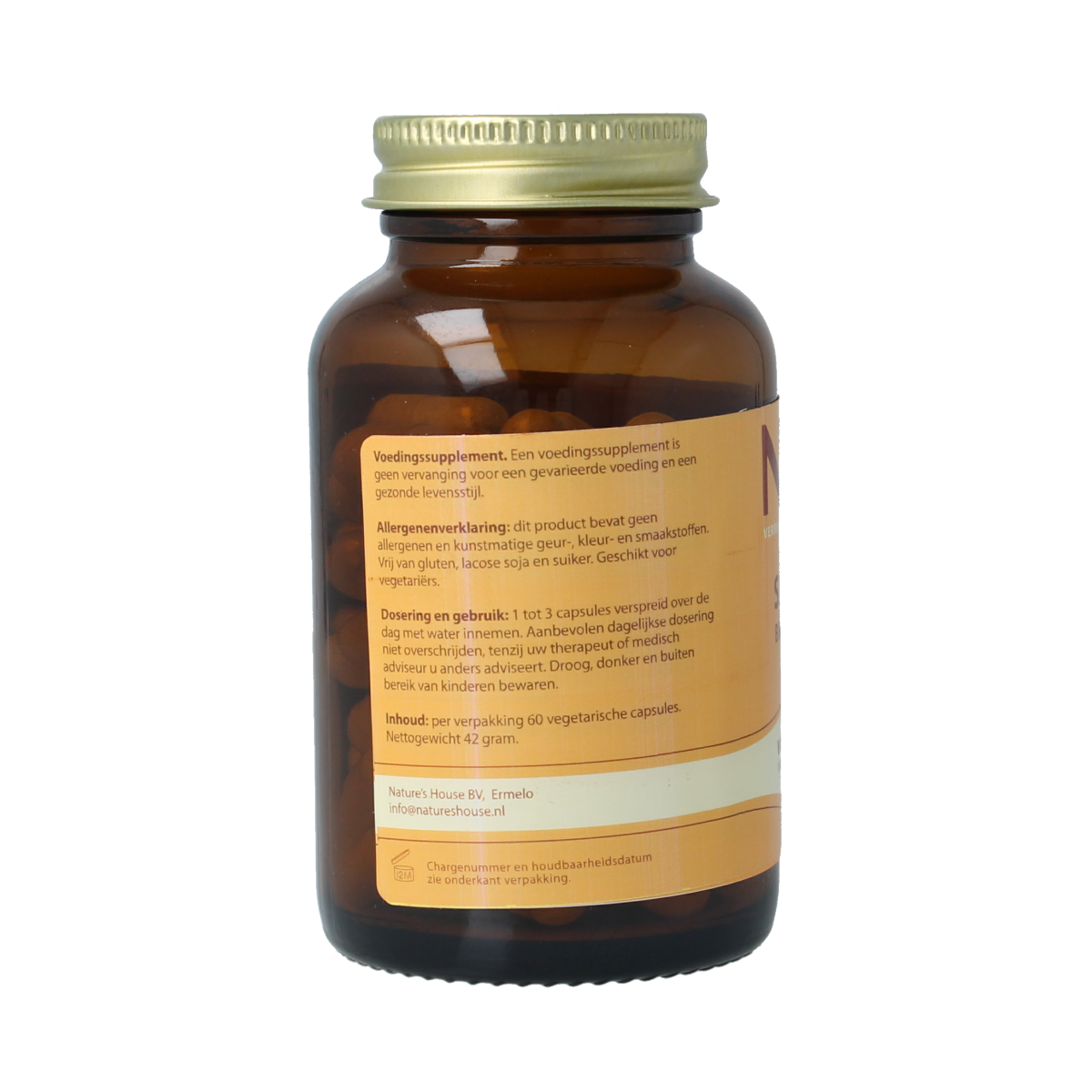Nifri Bruiningscaps+ L-tyrosine & collageen 60.00 Capsules