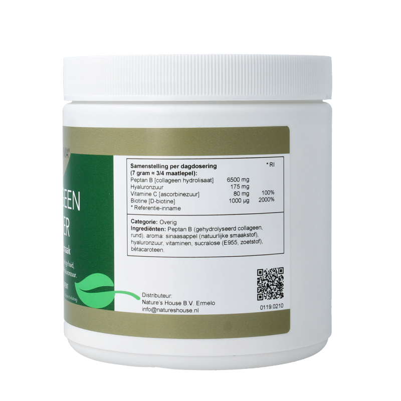 Natupharma Collageen poeder sinaasappelsmaak 210 Gram