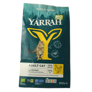 Yarrah Adult kattenvoer met kip bio 800 Gram