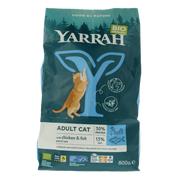Yarrah Adult kattenvoer met vis bio 800.00 Gram