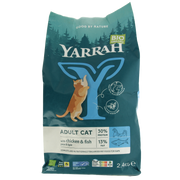 Yarrah Adult kattenvoer met vis en kip bio 2400.00 Gram