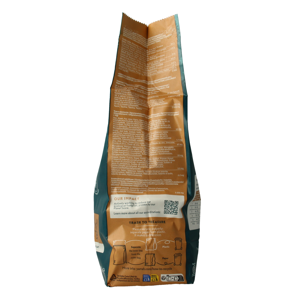 Yarrah Kattenvoer wheat-free bio 800.00 Gram