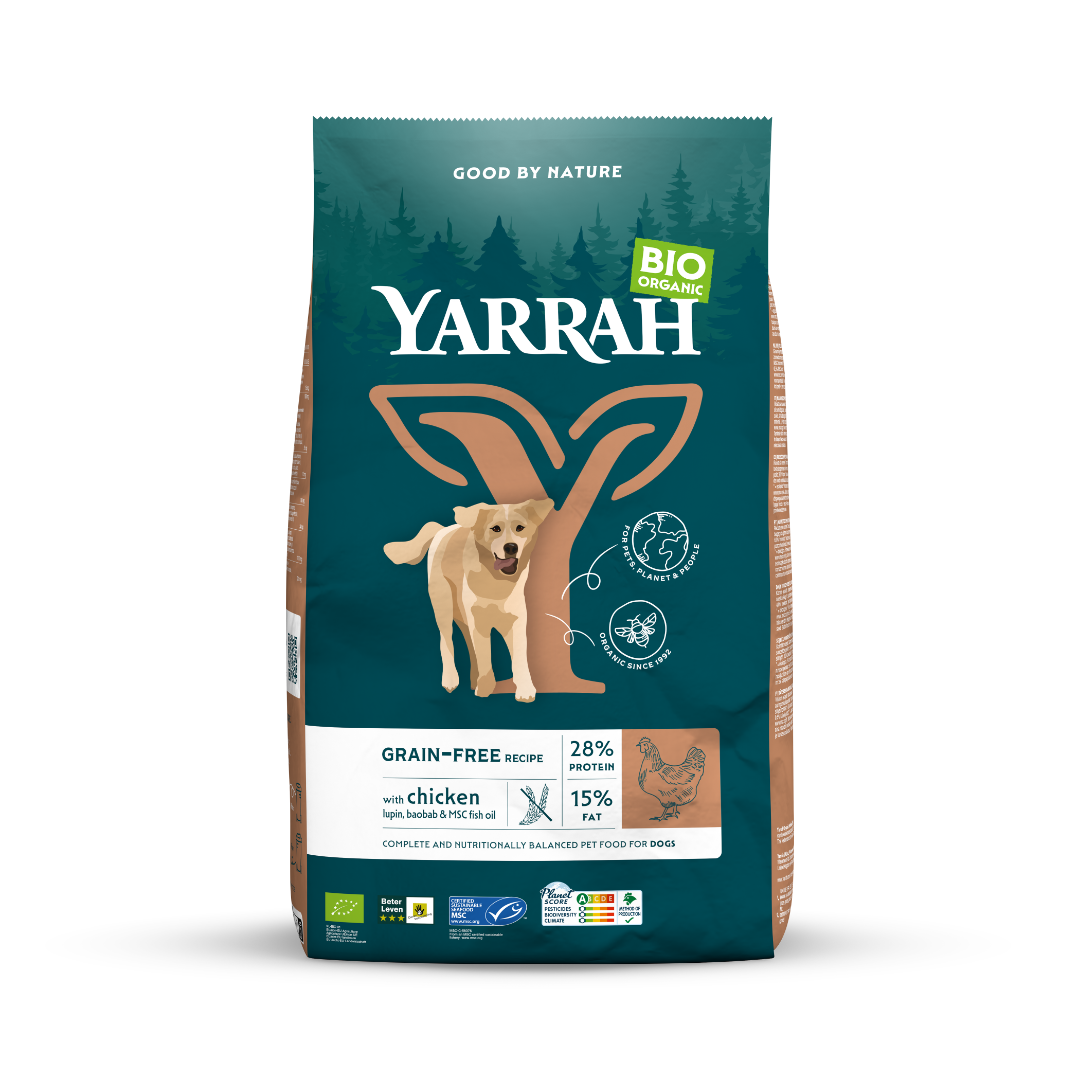 Yarrah Hondenvoer grainfree bio 10.00 Kilogram