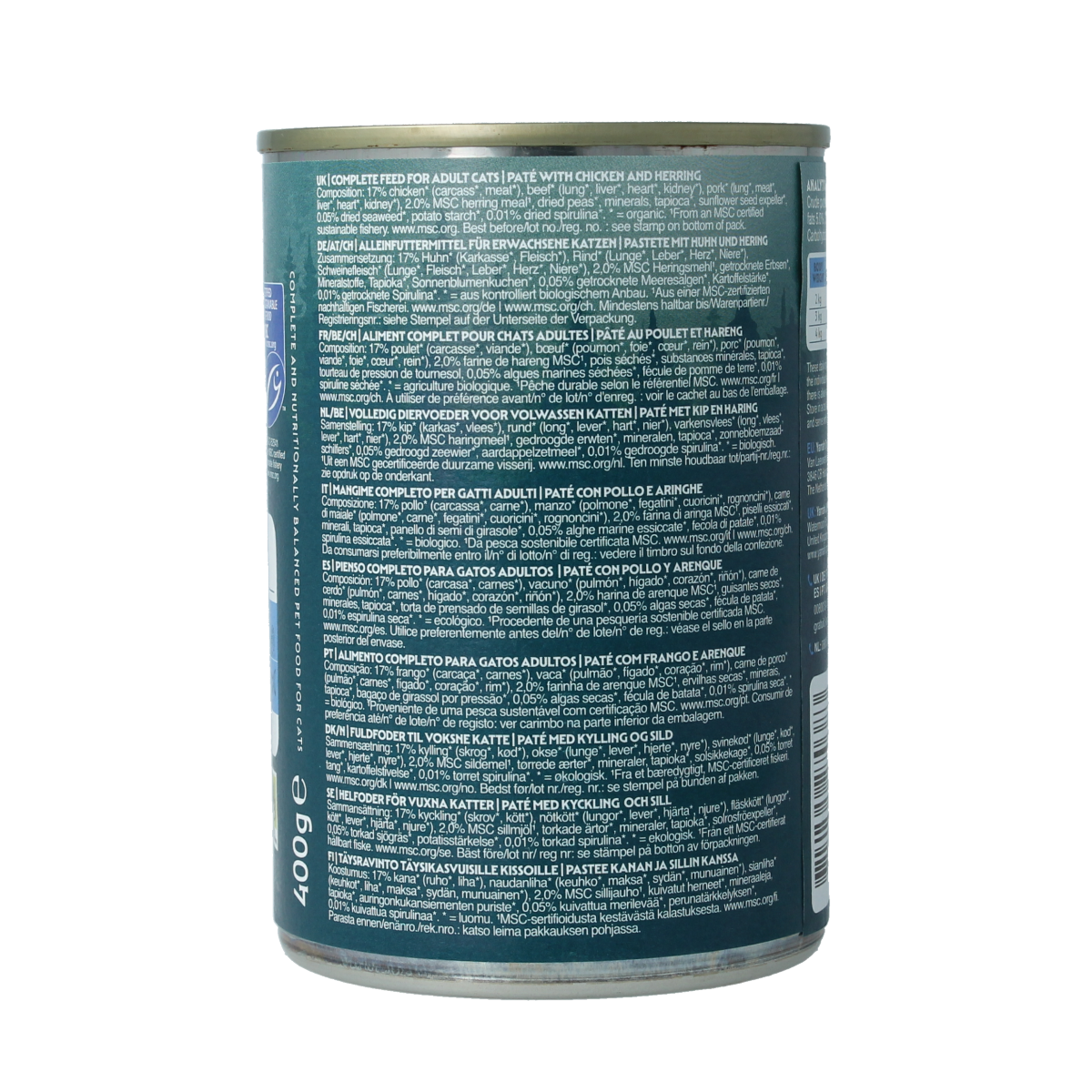 Yarrah Kat pate met vis bio 400.00 Gram