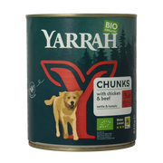 Yarrah Hond brok rund & kip in saus bio 820.00 Gram