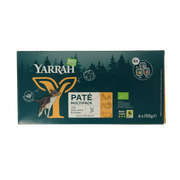 Yarrah Hondenvoer multipack pate kip rund kalkoen bio 150.00 Gram