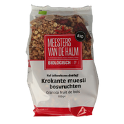 De Halm Muesli krokant bosvruchten bio  500.00 Gram