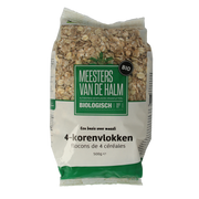 De Halm 4-Korenvlokken bio 500.00 Gram