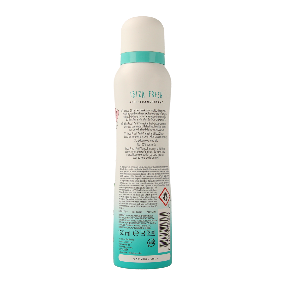 Vogue Girl deodorant Ibiza fresh  150.00 Milliliter