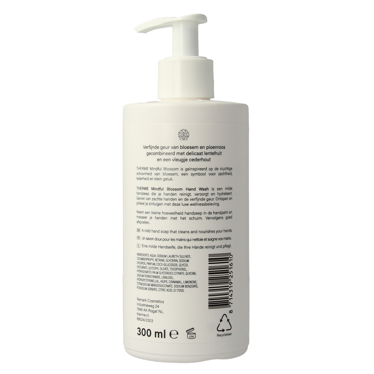Therme Mindful blossom handwash 300.00 Milliliter