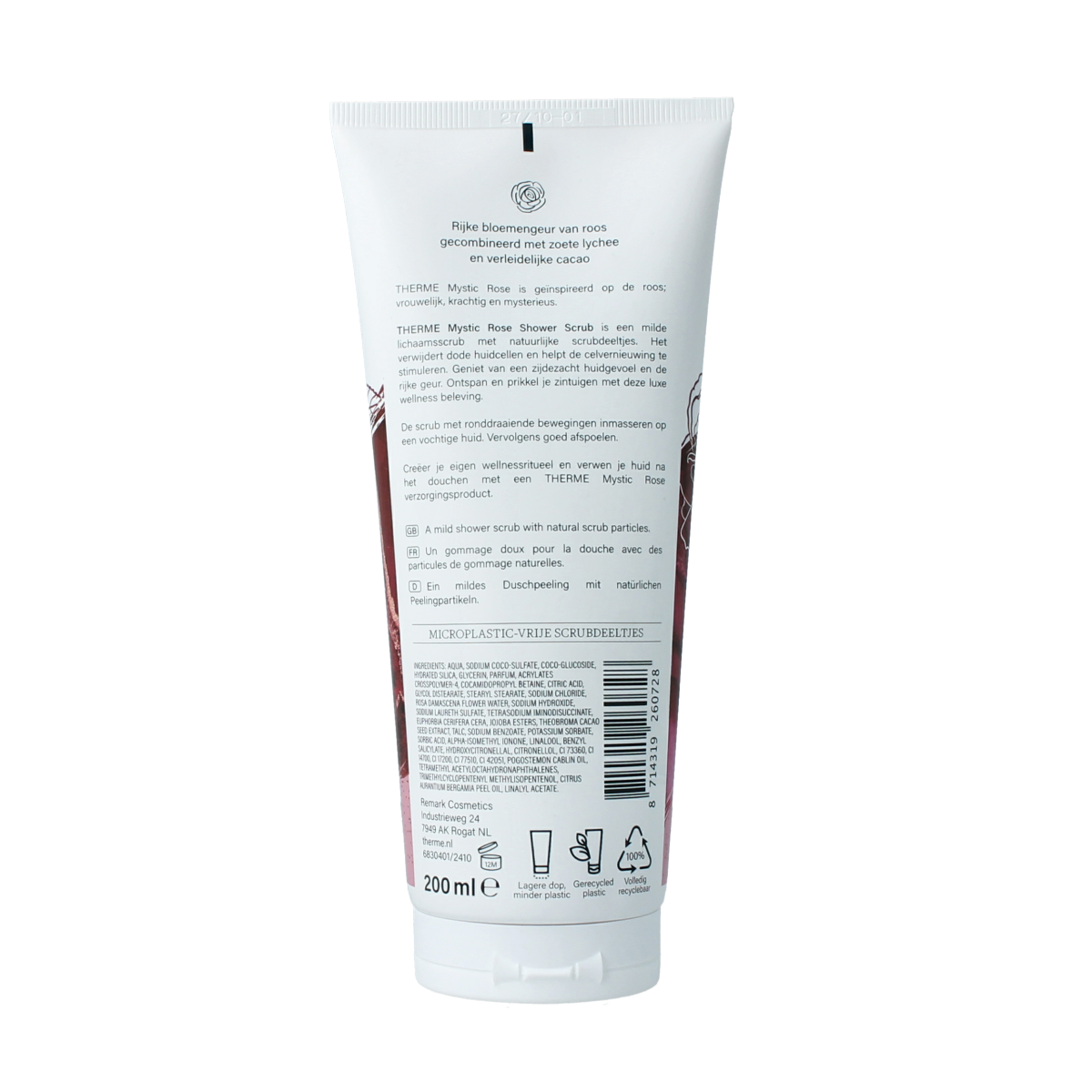 Therme Mystic rose shower scrub 200.00 Milliliter