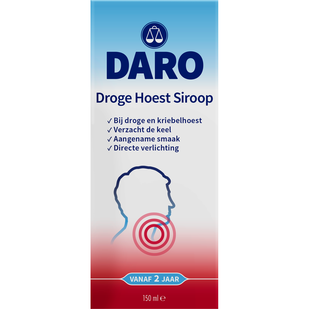 Daro Droge hoest siroop 150 Milliliter