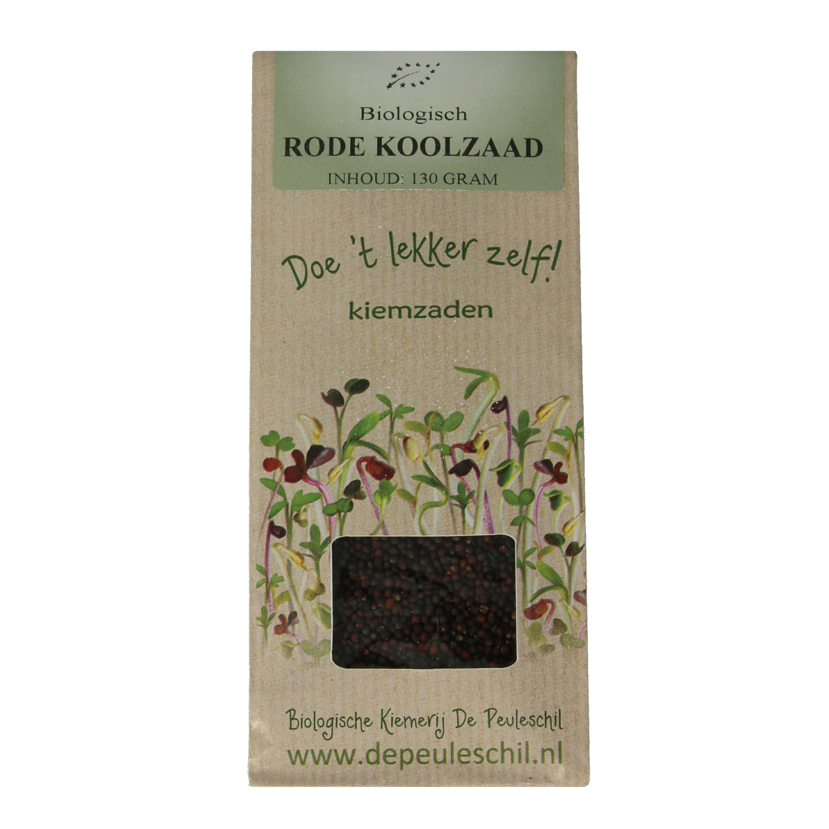 Peuleschil Rode kool zaad bio 130.00 Gram