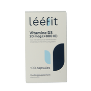 Leefit Vitamine D3 20mcg 100.00 Softgels