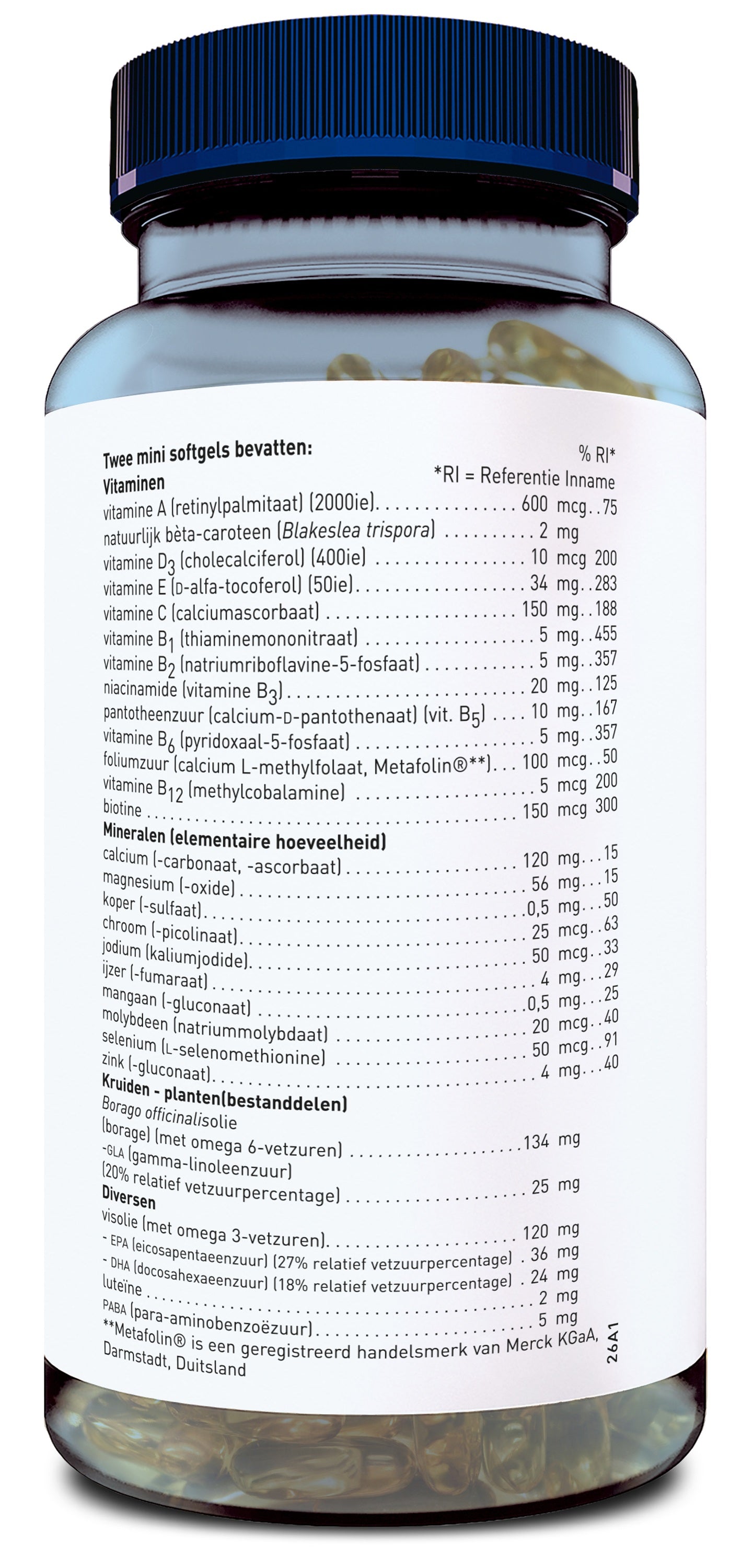 Orthica Multi Tiener 120.00 Softgels