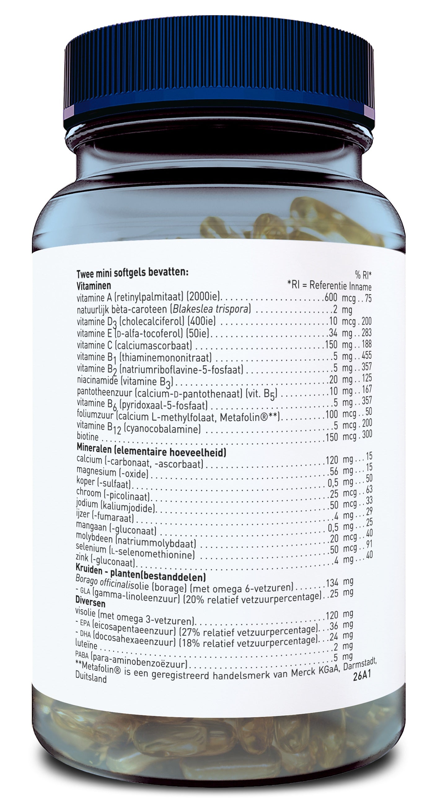 Orthica Multi Tiener 60.00 Softgels