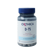 Orthica Vitamine D-75 60.00 Vegetarische capsules