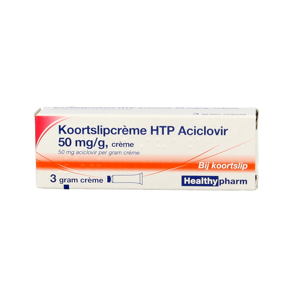 Healthypharm Koortslip creme aciclovir 3.00 Gram