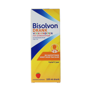 Bisolvon Drank kind aardbei 100.00 Milliliter