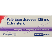 Healthypharm Valeriaan extra sterk 125mg 50.00 Dragees