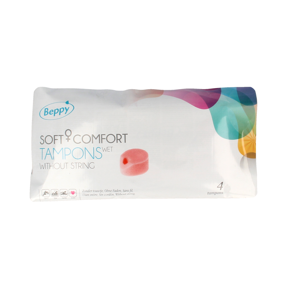 Beppy Soft+ comfort tampons wet 4.00 Stuks