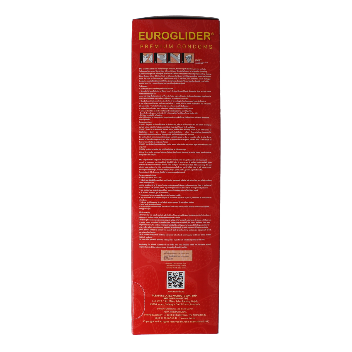 Asha Condooms aardbei 144.00 Stuks