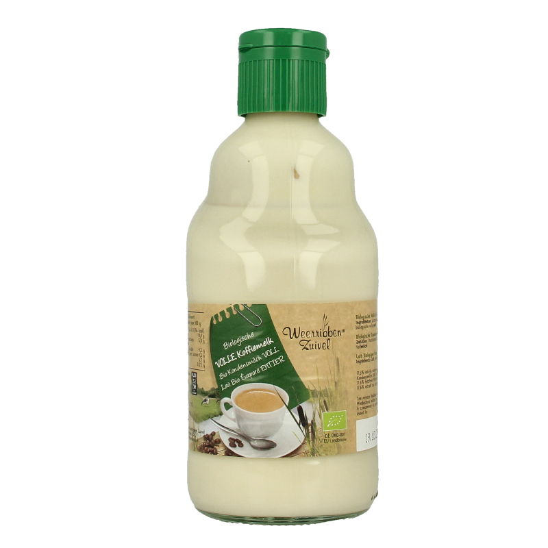 Weerribben Koffiemelk vol bio 372 Milliliter