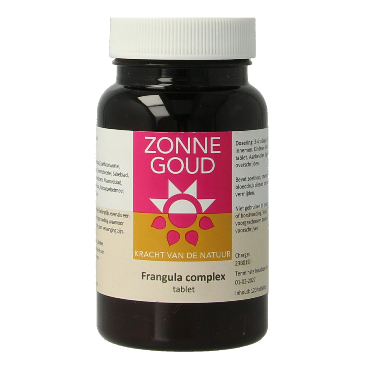 Zonnegoud Frangula complex 120.00 Tabletten