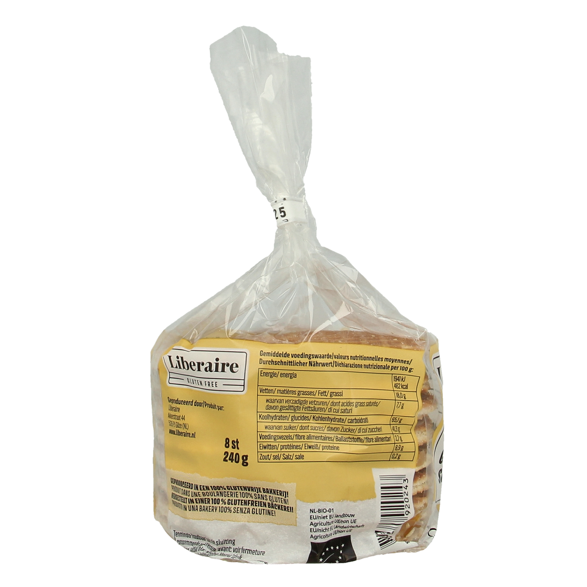 Liberaire Stroopwafels bio 8.00 Stuks