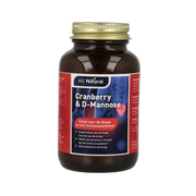 All Natural Cranberry & D-Mannose 60.00 Vegetarische capsules