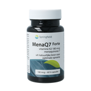 Springfield MenaQ7 Forte vitamine K2 180 mcg 60 Vegetarische capsules