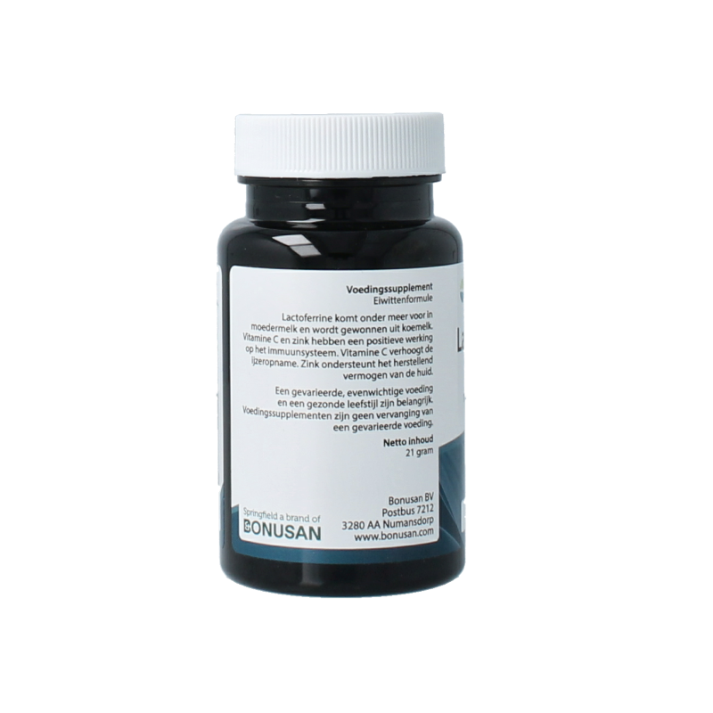 Springfield Lactoferrine 75mg 60 Vegetarische capsules
