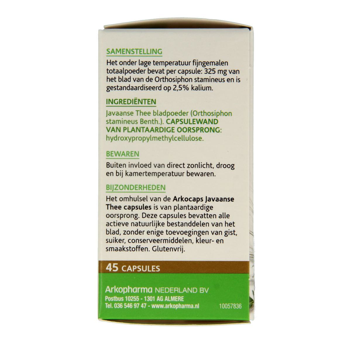 Arkocaps Javaanse thee 45.00 Capsules