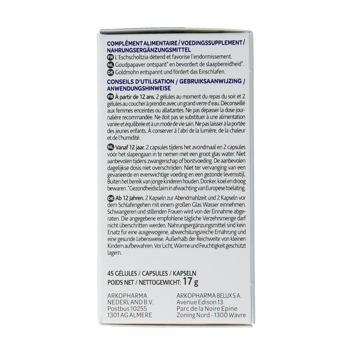 Arkocaps Goudpapaver 45.00 Capsules
