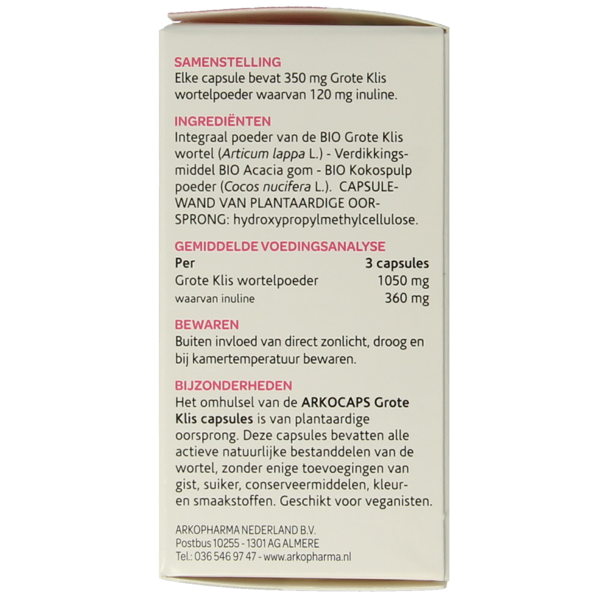 Arkocaps Grote klis bio 45.00 Capsules