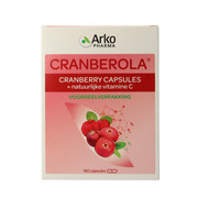 Cranberola Cranberry capsules 180.00 Vegetarische capsules