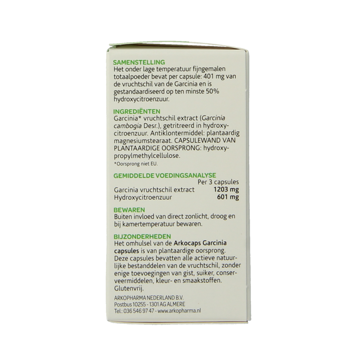Arkocaps Garcinia 45.00 Capsules