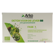 Arkofluids Detox lever bio 10.00 Ampullen