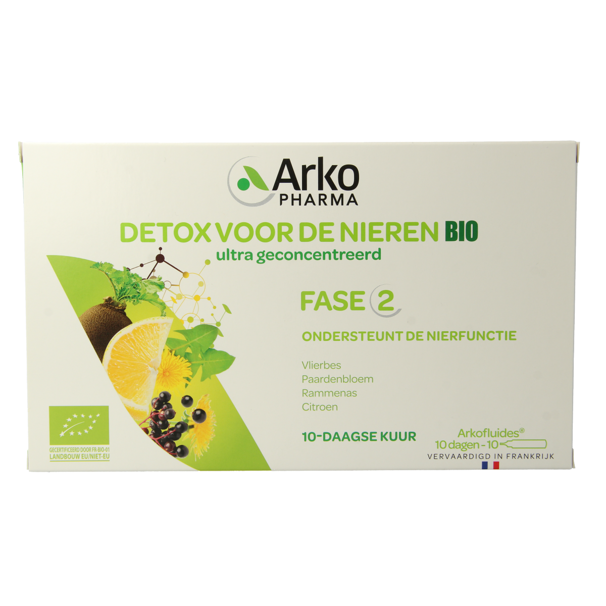 Arkofluids Detox nieren bio 10.00 Ampullen