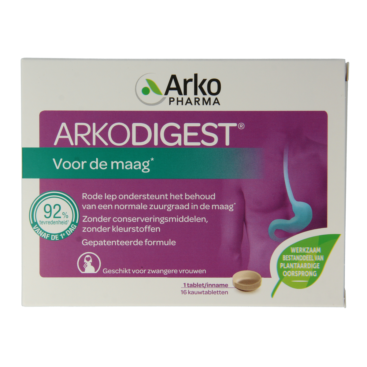 Arkocaps Arkodigest 16.00 Kauwtabletten