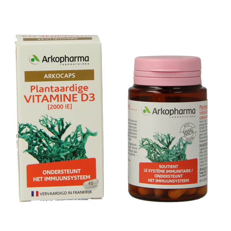 Arkocaps Vitamine D3 2000IE vegan 45 Capsules