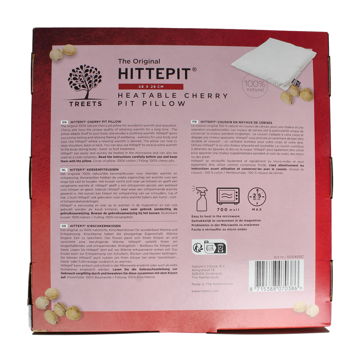 Treets Hittepit vierkant 1.00 Stuks
