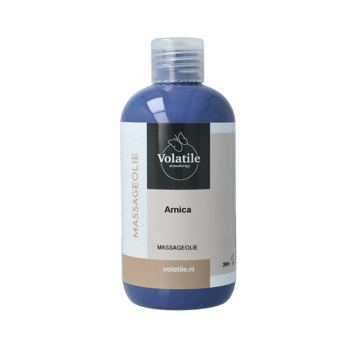 Volatile Massageolie arnica druivenpit 250.00 Milliliter