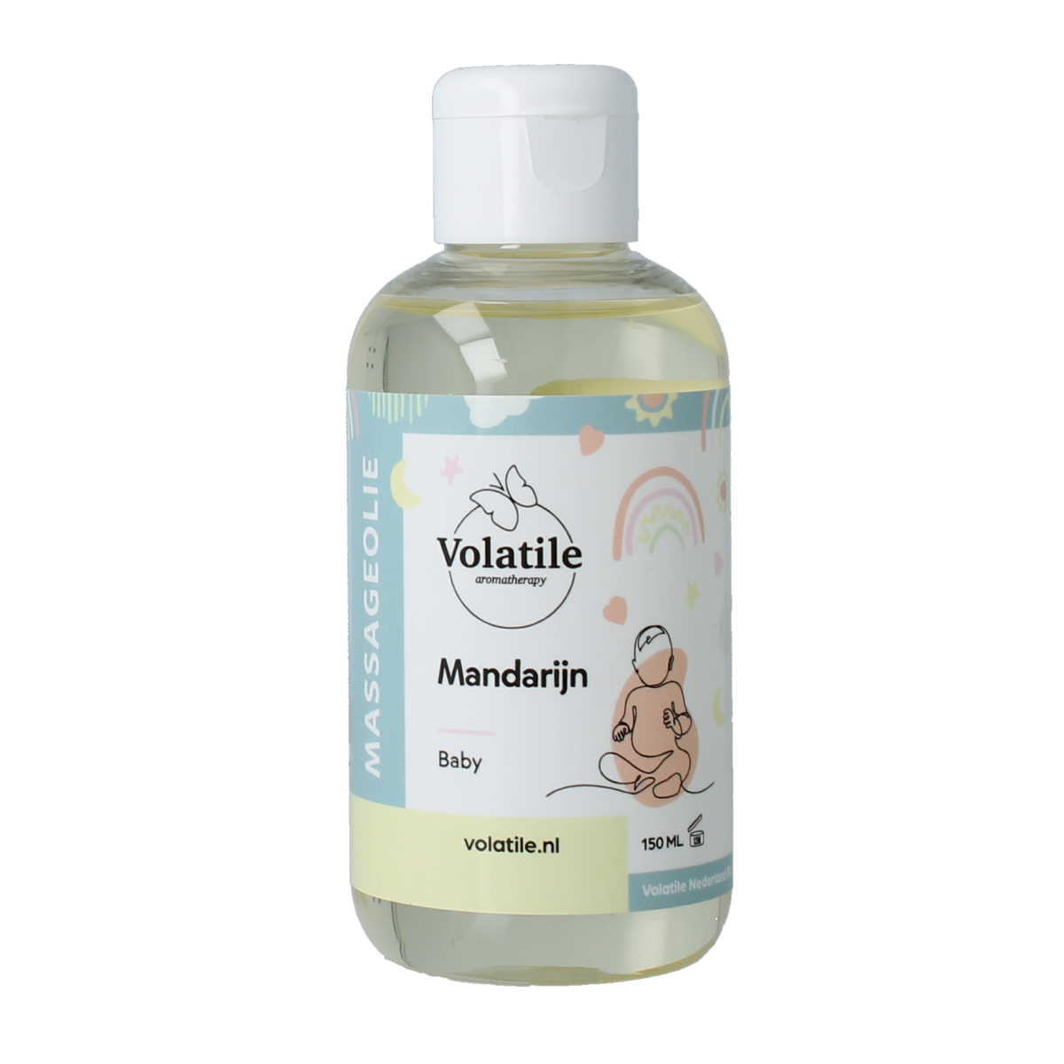 Volatile Massageolie baby mandarijn 150.00 Milliliter