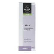 Volatile Castor koudgeperst basisolie bio glazen fles 100.00 Milliliter
