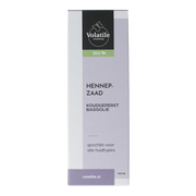 Volatile Hennepzaad koudgeperst basisolie bio glazen fles 100.00 Milliliter