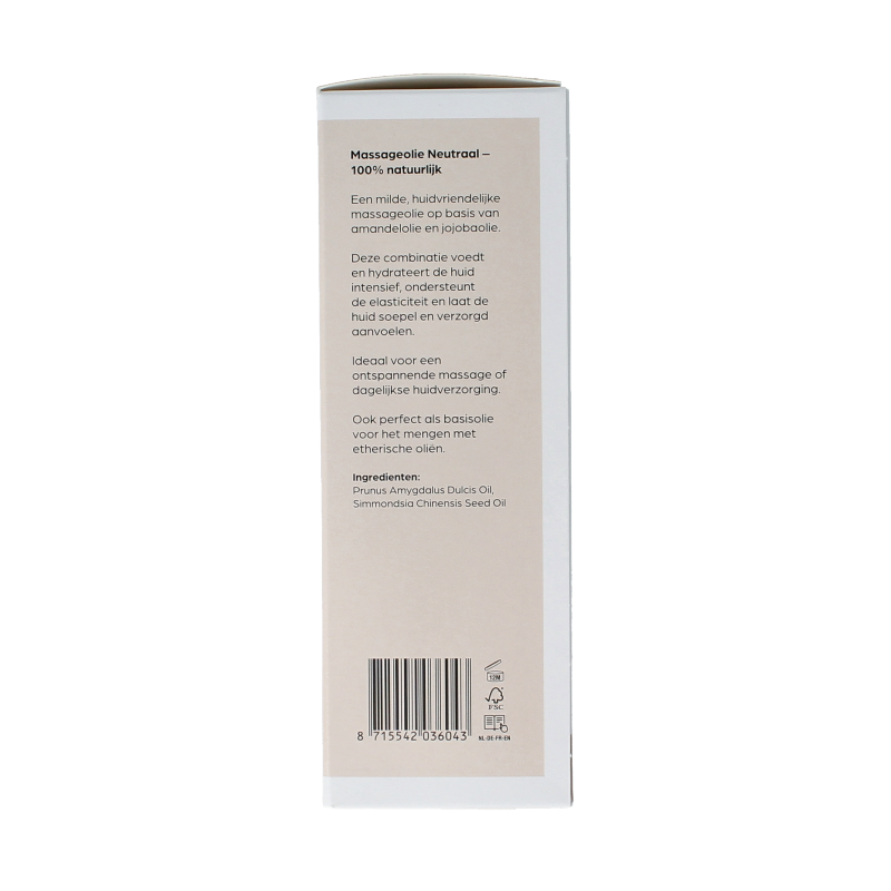 Volatile Massageolie neutral glas met pomp 100 Milliliter