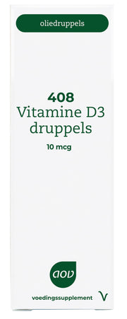 AOV 408 Vitamine D3 druppels 10mcg 25.00 Milliliter