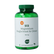 AOV 513 Magnesium bisglycinaat & citraat 150mg 180.00 Tabletten