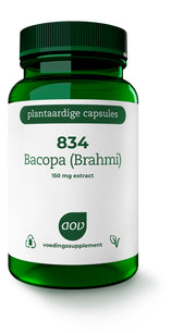 AOV 834 Bacopa (brahmi) 150mg 60.00 Vegetarische capsules